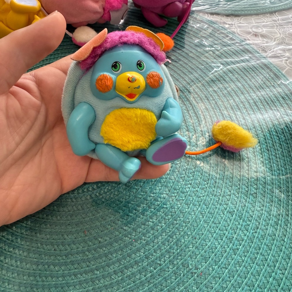 Vintage 1980s Mattel Pocket Popples Mini Plush Toy set - Picture 7 of 15